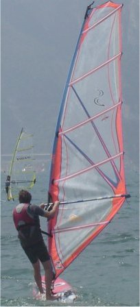 Questa vela &egrave; trimmata col culo